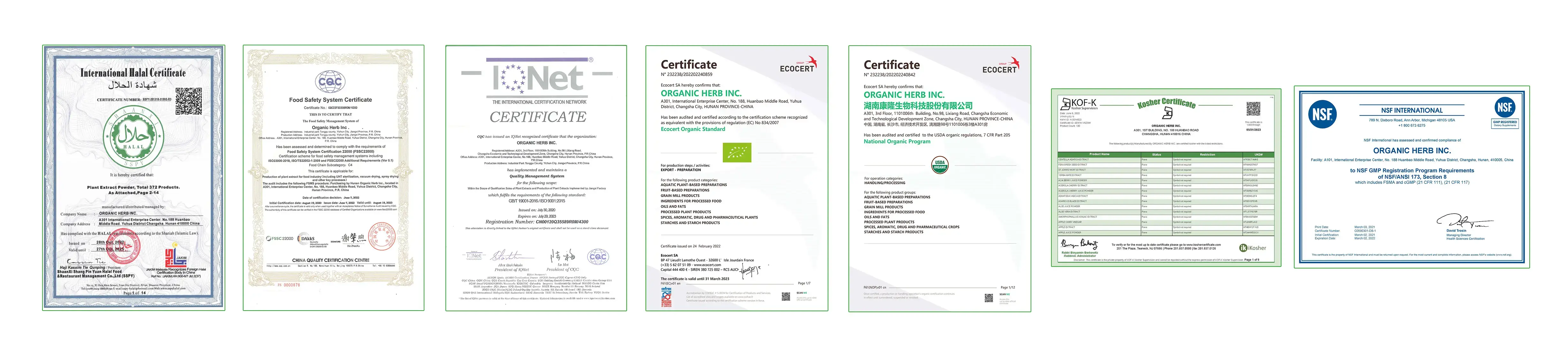 Certification Certification